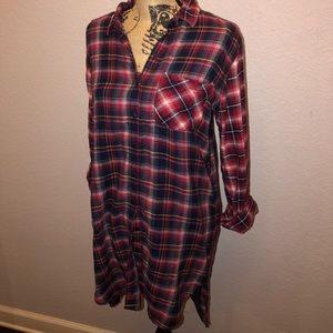 Plaid button up